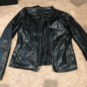 Express leather jacket